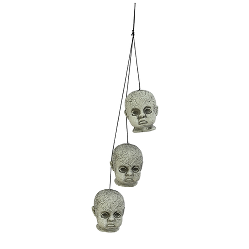 Creepy Hanging Baby Doll Heads 3 Pack