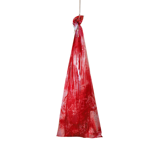 1.5m Gruesome Halloween Body Bag -  Hanging Horror Prop for Haunted Houses