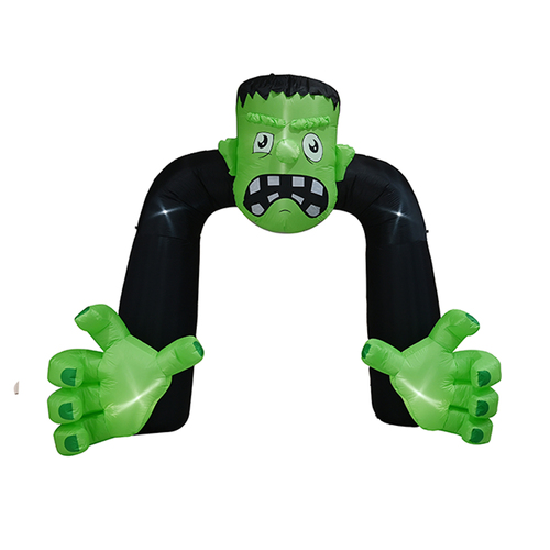 2.5m Giant Inflatable Frankenstein Arch  - Halloween Entrance Decoration