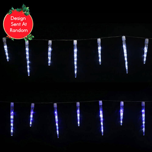 LED Icicle Tube Lights 24 Pack