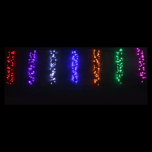 LED Rainbow Cluster Strand Lights - Multi-Colour Digital Christmas Lighting