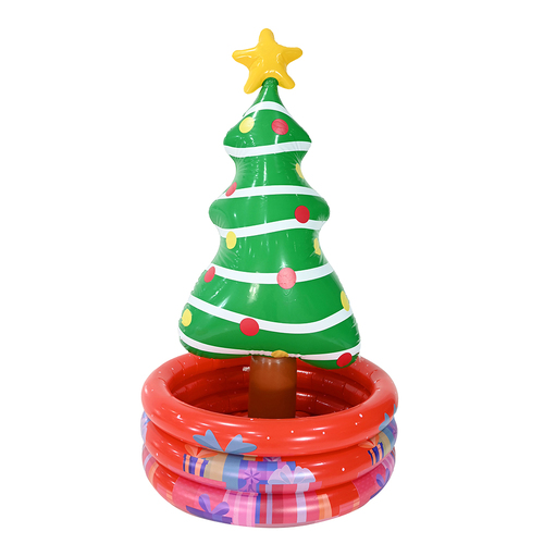 115cm Inflatable Christmas Tree Cooler Tub - Holiday Party Drink Holder