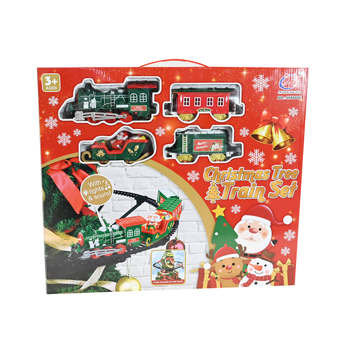 Christmas Train Around The Tree 31pc 4 Carriage